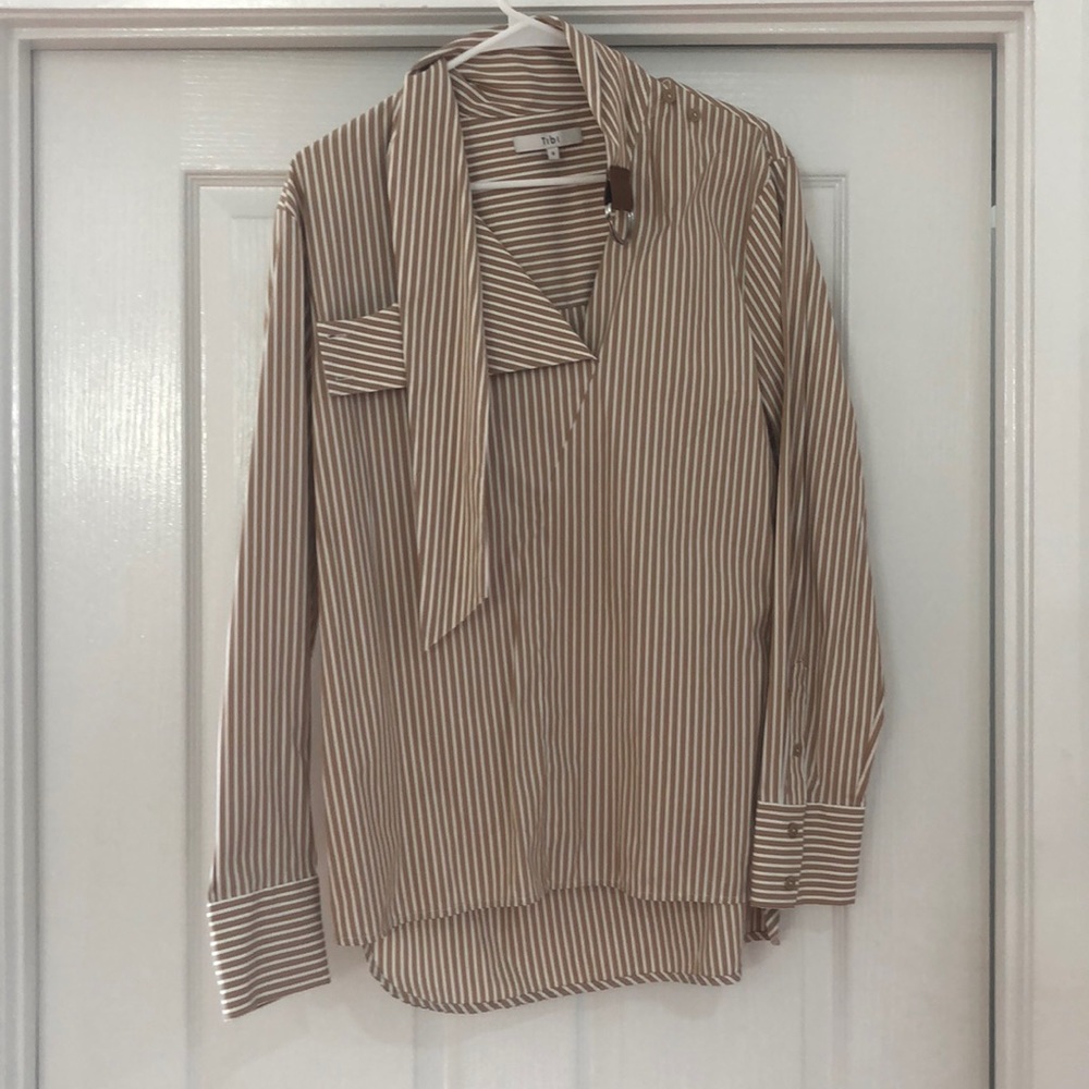 Tibi stripe top